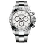 Réplica de plata del modelo Rolex Daytona Swiss Clone.