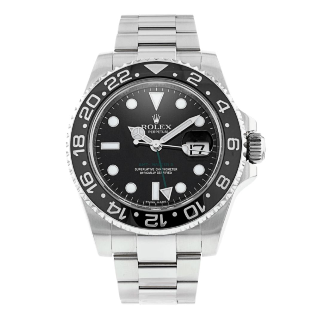 Replica Super Clon Rolex GMT Master 2 Plata Negro Replica Super Clon Rolex GMT Master 2 Plata Negro