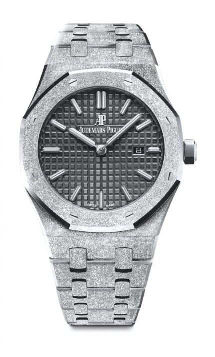 Replica Audemars Piguet Royal Oak Frosted Gold Quartz Black 67653BC.GG.1263BC.02