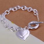 Noble 925 Sterling Silver Square Solid Chain Bracelet For Women Men Charm Party Gift Wedding Fashion Jewelry - Image 3