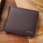Genuine Leather Mens Wallet Premium Product Real Cowhide Wallets For Man Short Black Walet Portefeuille Homme Short Purses - Image 4