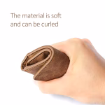 New Retro Men Leather Wallets Small Money Purses Design Dollar Price Top Men Thin Wallet With Coin Bag Zipper - Image 6