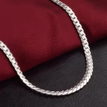 20-60cm 925 Sterling Silver Luxury Brand Design Noble Necklace Chain For Woman Men Fashion Wedding Engagement Jewelry Gifts - Image 4