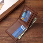 Men Inserts Foldable Wallets Picture Coin Slim Purses Business Money Credit ID Cards Holders Vintage Protection Capacity Bags - Image 6