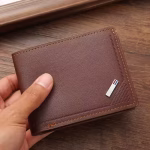 Men Inserts Foldable Wallets Picture Coin Slim Purses Business Money Credit ID Cards Holders Vintage Protection Capacity Bags - Image 3