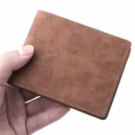 Multi-card Slot Men Wallet Fashion Folding Large-capacity Coin Purse PU Leather Short Purse - Image 2