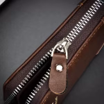 2025 New Men's Wallet PU Leather Purse Zipper Retro Style Short Wallets Men Card Holders Coin Storage Money Bag A03 - Image 3