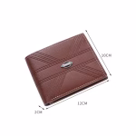 Fashion Men's Short Pu Leather Wallet Korean Version Wallet Multi Card Large Capacity Wallet Credit ID Card Holder High-quality - Image 4