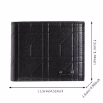 PU Leather Wallets Purses Men Women Business Foldable Multi-Card Wallet Picture Coin Purse Slim Money Credit ID Cards Holder Bag - Image 3
