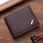 Men Inserts Foldable Wallets Picture Coin Slim Purses Business Money Credit ID Cards Holders Vintage Protection Capacity Bags - Image 2