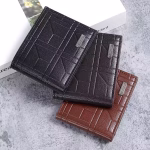 PU Leather Wallets Purses Men Women Business Foldable Multi-Card Wallet Picture Coin Purse Slim Money Credit ID Cards Holder Bag - Image 5