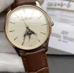 Jaeger LeCoultre Master Ultra Thin Moon Rose Gold Replica close up