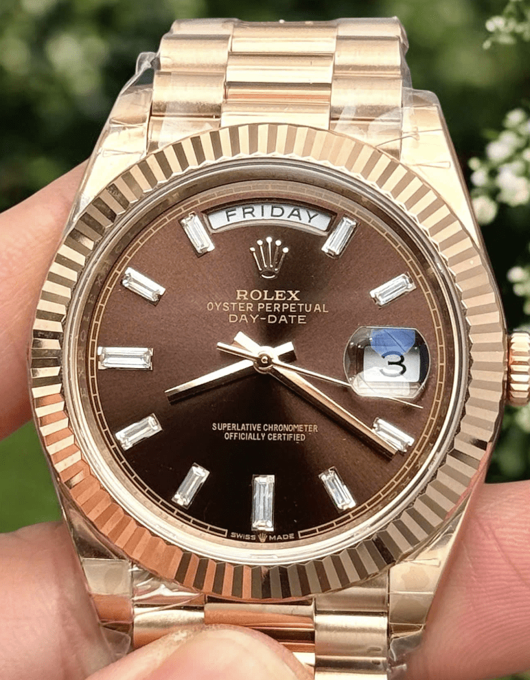 Screenshot 2025-08-23 at 9.27.16 PM Swiss Clone Replica Rolex DayDate Rose Gold Chocolate Dial - Image 5