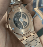 Audemars Piguet Royal Oak Skeleton Rose Gold Ref15407 Super Clone Replica - Image 6