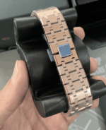 Audemars Piguet Royal Oak Skeleton Rose Gold Ref15407 Super Clone Replica - Image 4