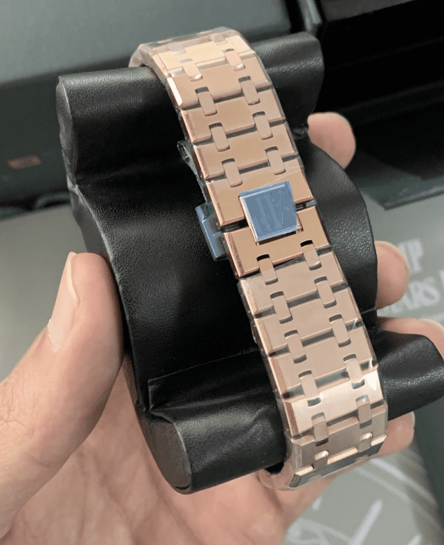 Screenshot 2025-10-16 at 9.45.01 AM Audemars Piguet Royal Oak Skeleton Rose Gold Ref15407 Super Clone Replica - Image 4