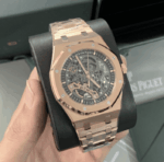 Audemars Piguet Royal Oak Skeleton Rose Gold Ref15407 Super Clone Replica - Image 2