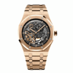 Audemars Piguet Royal Oak Skeleton Rose Gold Ref15407 Super Clone Replica