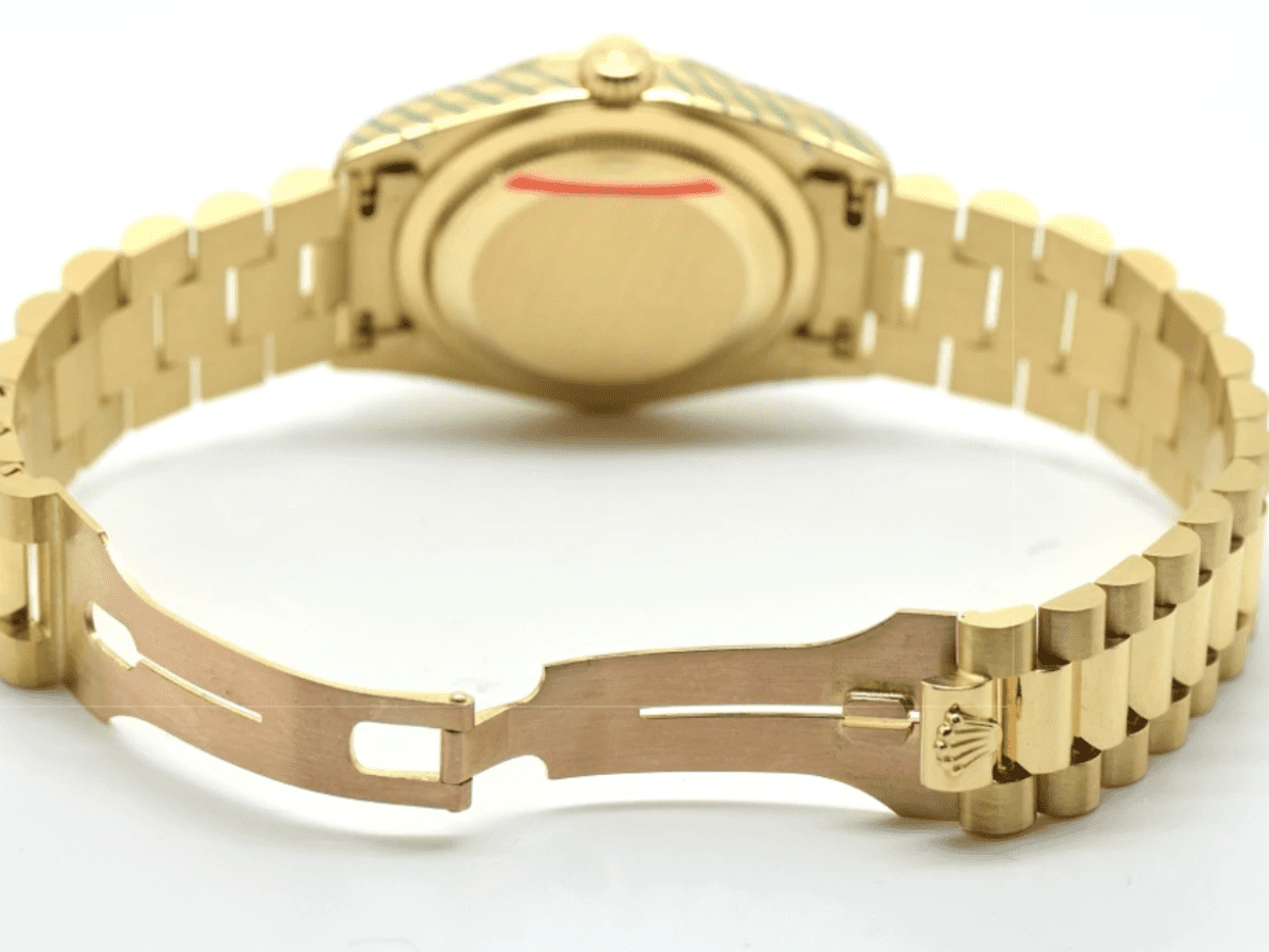 Replica Day Date Rolex Yellow Gold with Green Dial Replica Day Date Rolex Yellow Gold with Green Dial