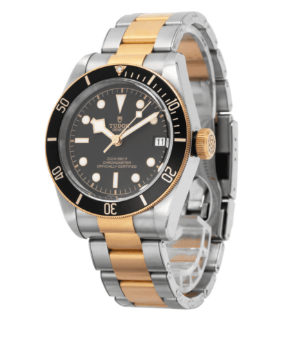 Tudor Heritage Black Bay Réplica Oro Plata