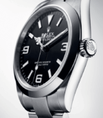 Explorer 40mm Plata Negro Réplica Modelo 2023