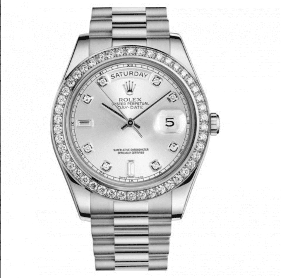 Replica Rolex Day-Date Platinum Diamond Rolex Day-Date Platinum 118346 - IP Empire Replica Watches