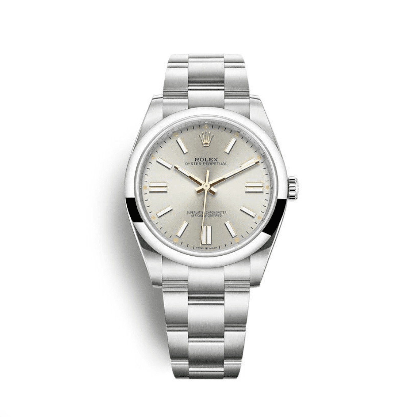 Rolex Oyster Perpetual 41mm Plata Réplica Rolex Oyster Perpetual 41mm Plata Réplica