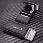 Carbon Fiber Card Holder Case Men Wallets Black PU Leather Voor Lynkco Lynk & Co 05 06 5 6 Lynk Co 05 06 01 Auto Accessories