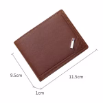 Men Inserts Foldable Wallets Picture Coin Slim Purses Business Money Credit ID Cards Holders Vintage Protection Capacity Bags - Image 5