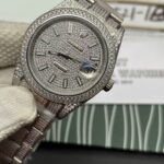 Replica Rolex Datejust 41mm Full Real Diamond Moissanite - Image 2