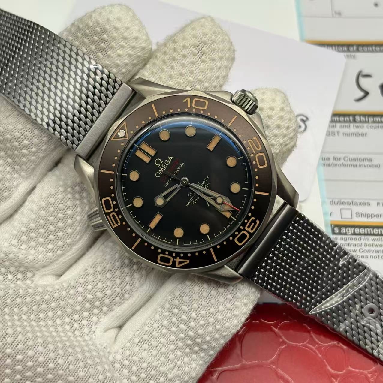 a3be39e9bfd04652d4ed62bda9dcfe4d Omega Seamaster NO TIME TO DIE James Bond Replica - El mejor reloj clon suizo - Image 5