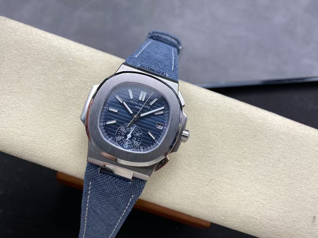 Super Clone Denim Patek Philippe Nautilus Super Clone Replica Denim Patek Philippe Nautilus 5980/60G - 2024