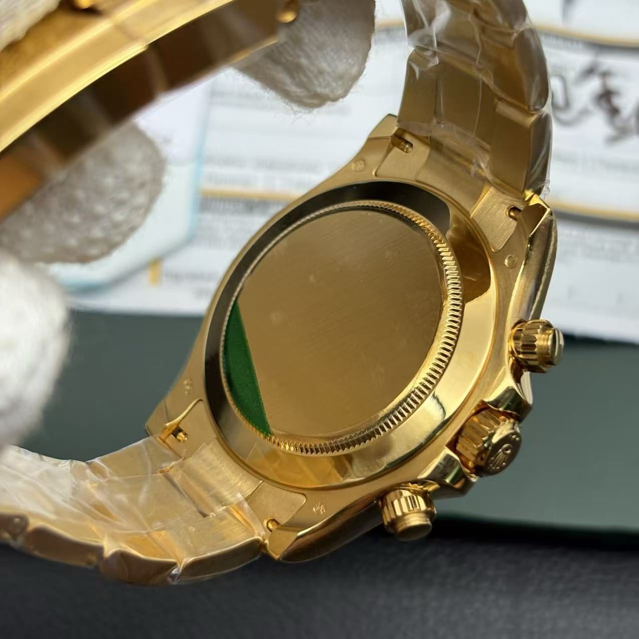 acf61f77a3d82a09e9a12a9b100cf12d Super Clone Rolex Daytona Gold with Blue Dial 116528 Replica - Image 10