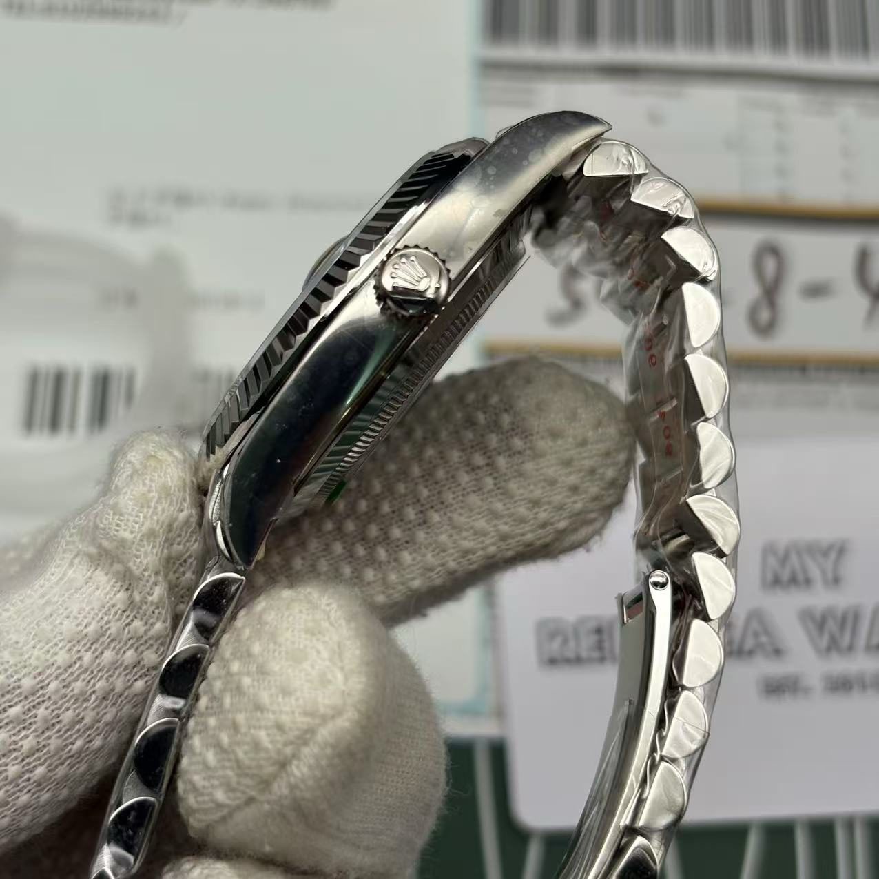 b28a3d3866f6676203a9147090c16fae Rolex Day-Date M228239 Blue Watch - Image 9