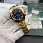 Super Clone Rolex Daytona Gold with Blue Dial 116528 Replica - Image 7