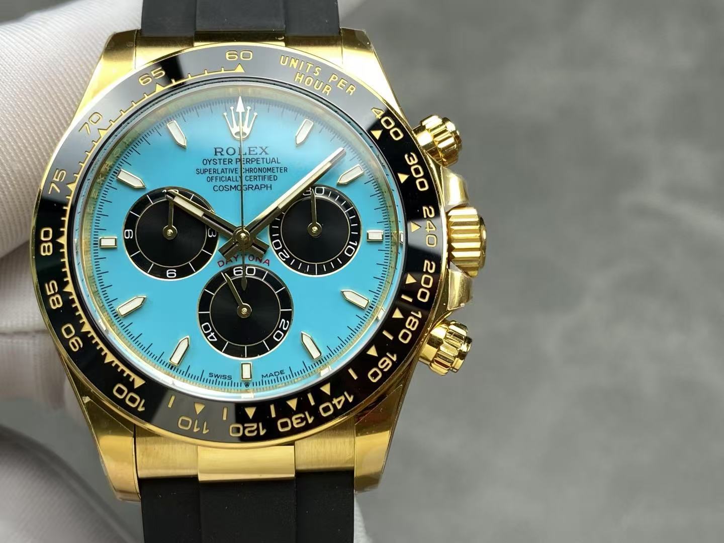 ce3290158470c01b7d46456da8eaebd7 (1) Superclone Rolex Daytona 40 mm 126518LN Tiffany Dial