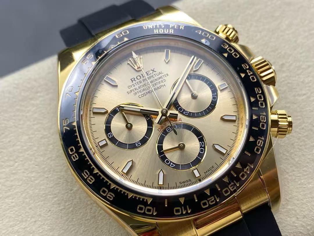 e3be6cd34fbd8c5a79d6211b7d65c208 Superclone Rolex Daytona Golden Dial 126518LN - Image 3