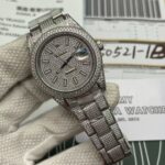 Replica Rolex Datejust 41mm Full Real Diamond Moissanite - Image 4
