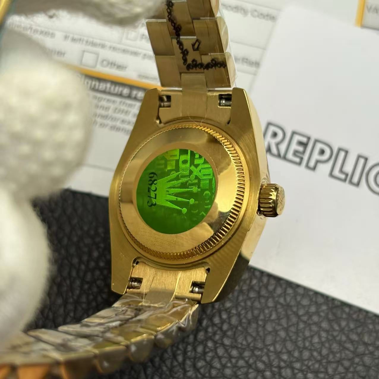 e8befc0d066d44de08017c1d905090b6 Replica Rolex Datejust Gold Ladies 179178 - Image 9