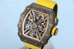Richard Mille Réplica 12-01 Tourbillon Real Movimiento Carbono Real Clon Suizo - IP Empire Relojes Replica