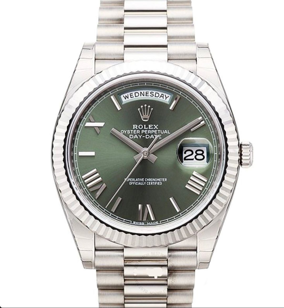 image_0f57217b-3433-497e-990e-9bd2ca33408d-e1705319681185.jpg Replica Rolex Day Date Green Dial - Image 1