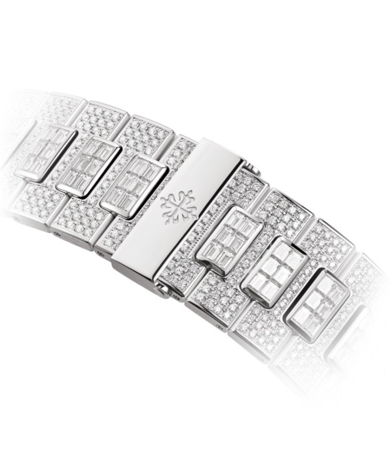 Clon suizo Replica Patek Philippe Nautilus Jumbo 5719 Full Diamonds Clon suizo Replica Patek Philippe Nautilus Jumbo 5719 Full Diamonds