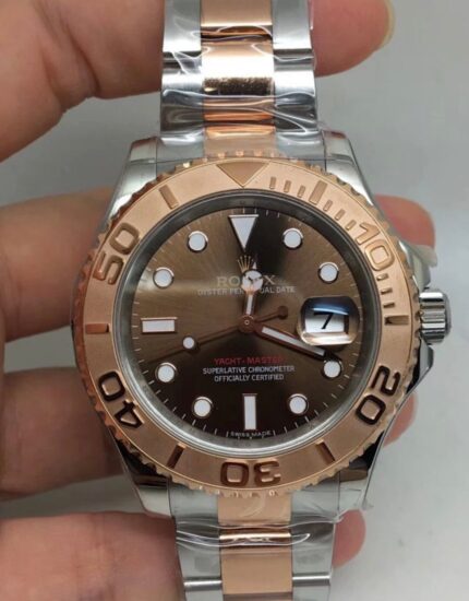 Réplica Clon Rolex Yacht-Master 40 Esfera Chocolate 126621 - IP Empire Relojes Replica