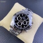 Réplica de reloj Rolex Cosmograph Daytona para hombre con esfera negra 116500LN - IP Empire Relojes Replica
