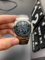Replica clon Patek Philippe Nautilus 5712/1A-001 Cronógrafo multifunción - IP Empire Replica Watches