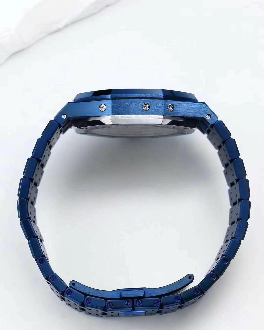 img_5402-2 Super Clone Audemars Piguet Royal Oak Perpetual Calendar Blue ( + Video ) - Image 10