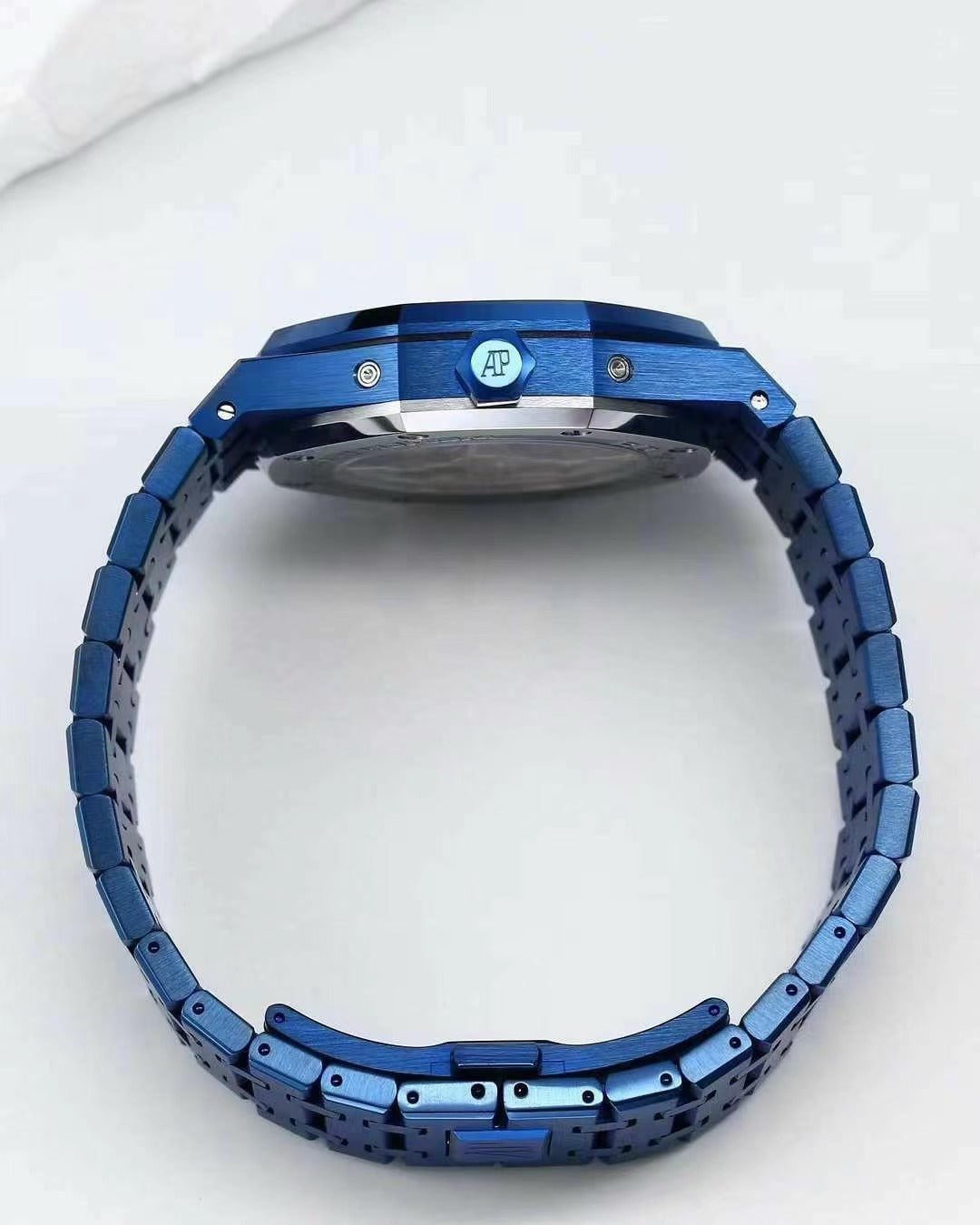 img_5403-2 Super Clone Audemars Piguet Royal Oak Perpetual Calendar Blue ( + Video ) - Image 4