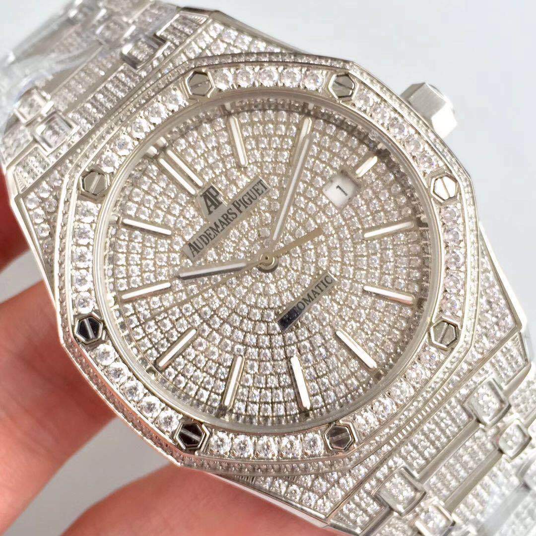 Replica AP Royal Oak Full Diamond Replica AP Royal Oak Full Diamond