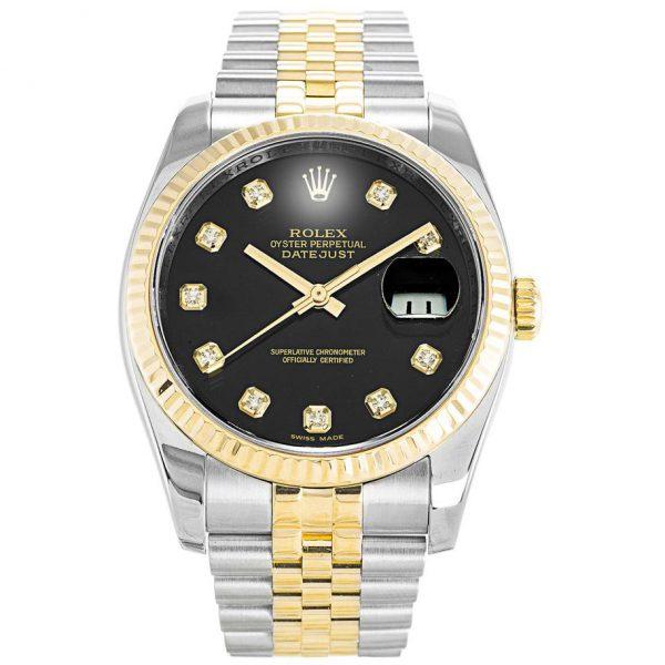 réplica-rolex-fecha-justa-dos-tonos-negro '-vigila 1