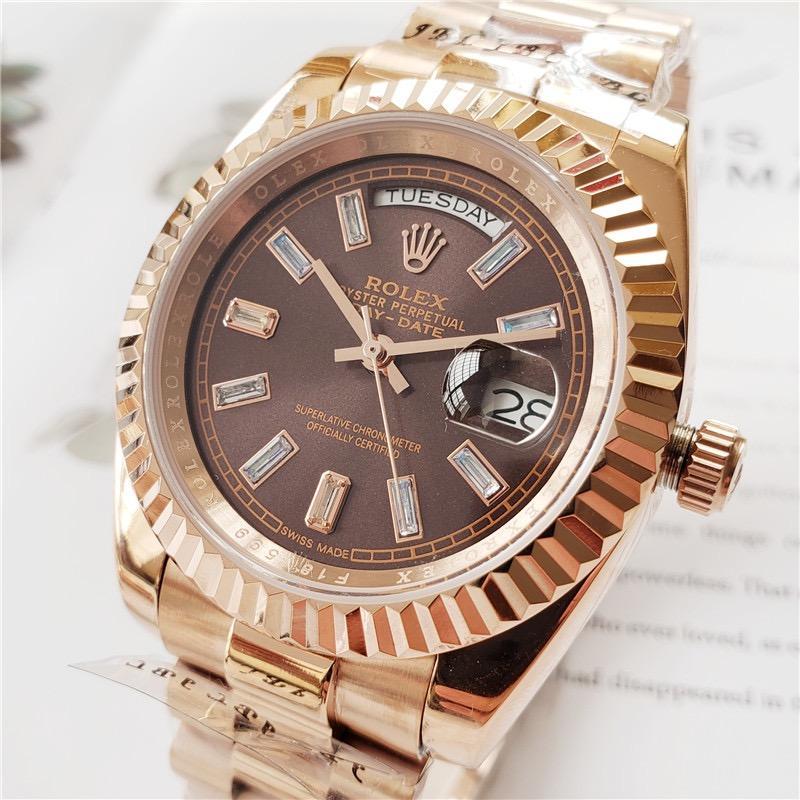 réplica-rolex-día-fecha-40-rose-gold-chocolate-diamante-dial-fluted-bezel-president-brazalete-228235-4 '-vigila 1
